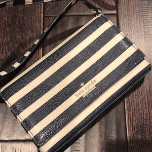 Kate Spade Navy Striped Crossbody